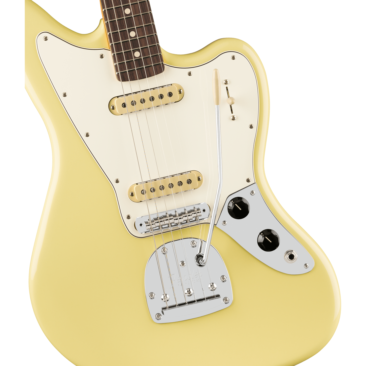 Fender Player II Jaguar Electric Guitar - Rosewood Fingerboard, Hialeah Yellow