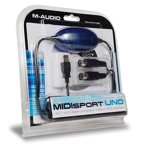 M-Audio Uno 1-In/1-Out USB Bus-Powered MIDI Interface