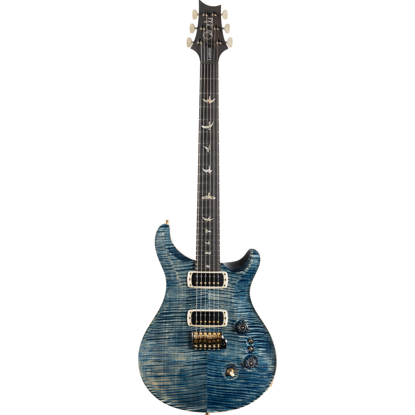 PRS Custom 24-08 10 Top Electric Guitar - Faded Whale Blue