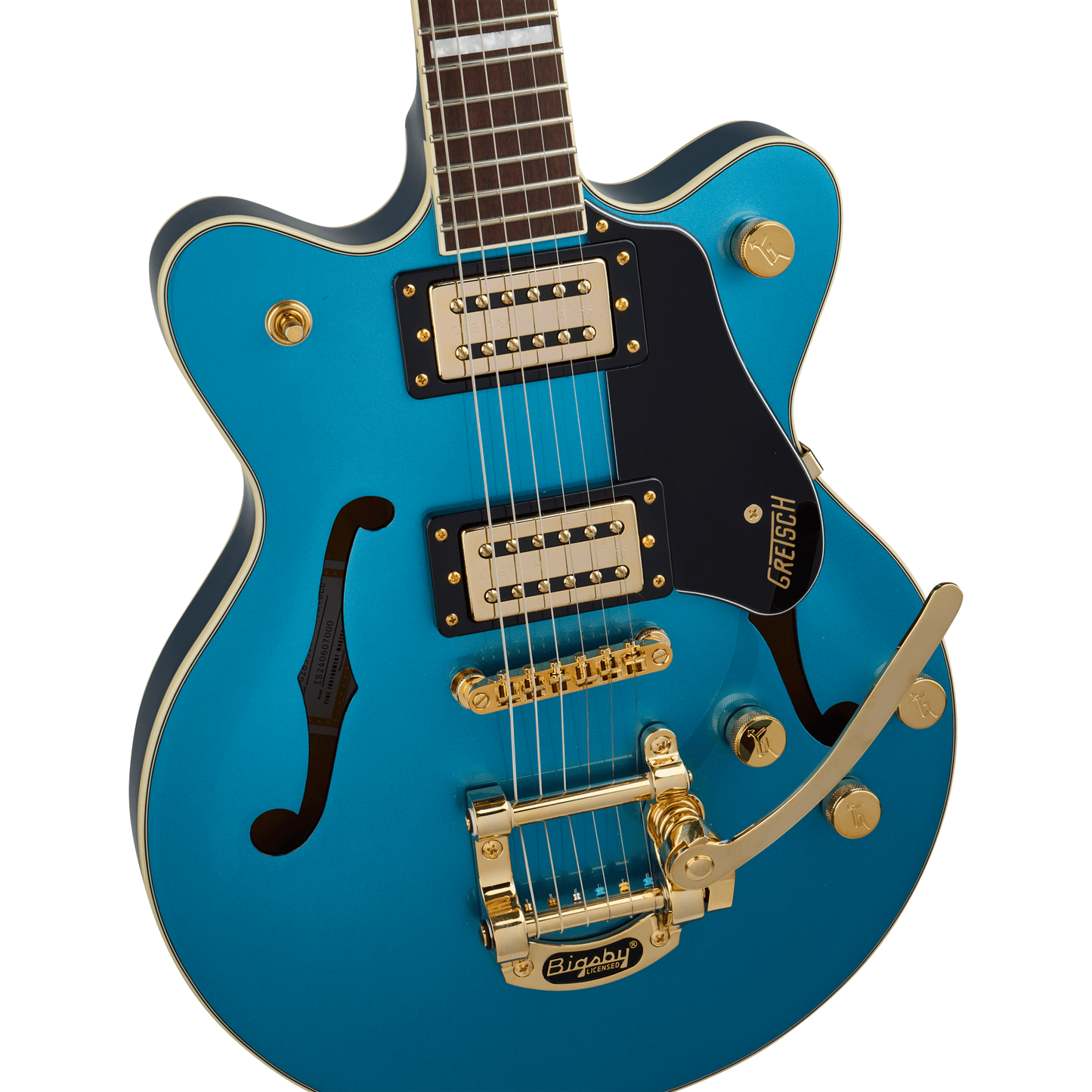 Gretsch G2655TG Streamliner Center Block Jr. Double-Cut w/ Bigsby LTD - Riviera Blue