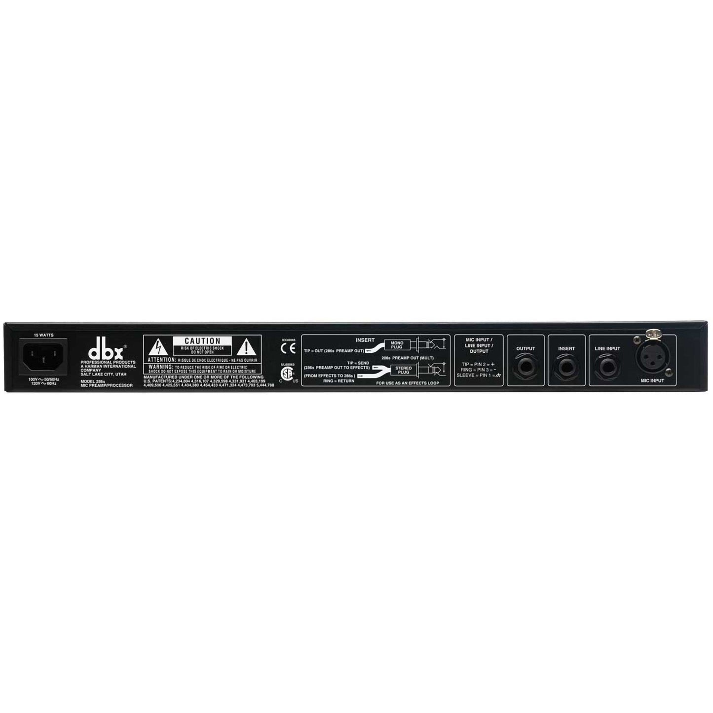 DBX 286S Microphone Preamp-Channel Strip