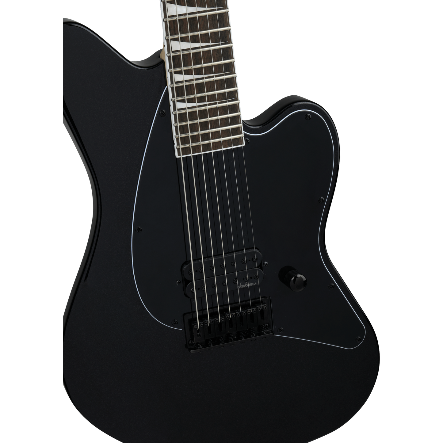 Jackson X Series Surfcaster SF HT7 7-String Electric Guitar - Metallic Black