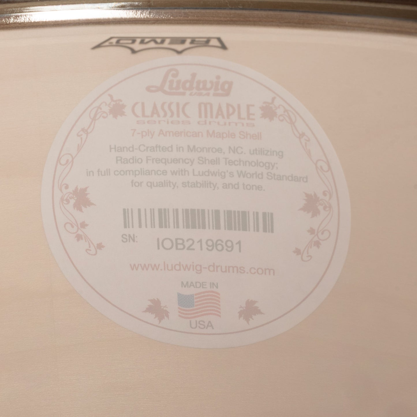 Ludwig Classic Maple Pro Beat 3-Piece Shell Pack - Gold Sparkle