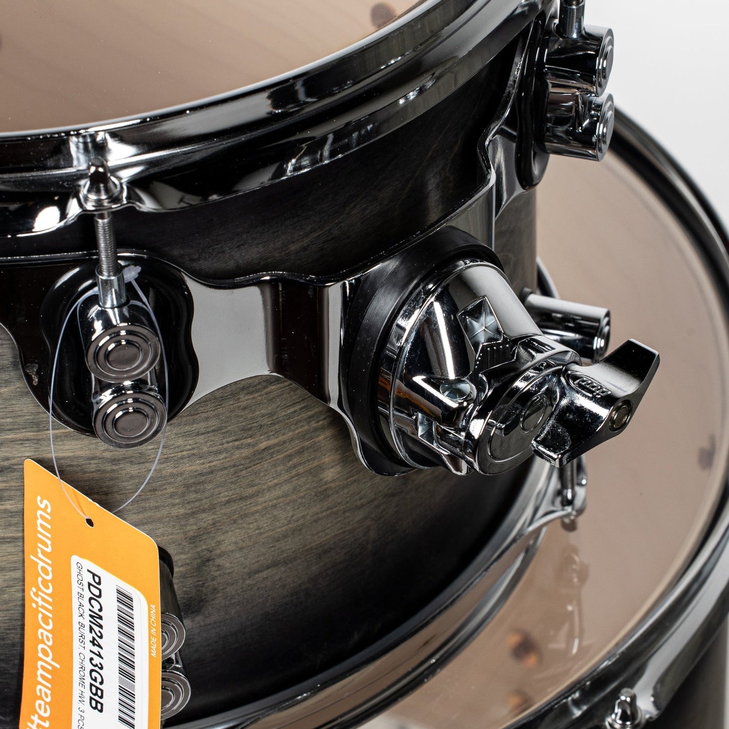 Pacific Drums & Percussion Concept Maple 3-Piece Kit - Ghost Black Burst