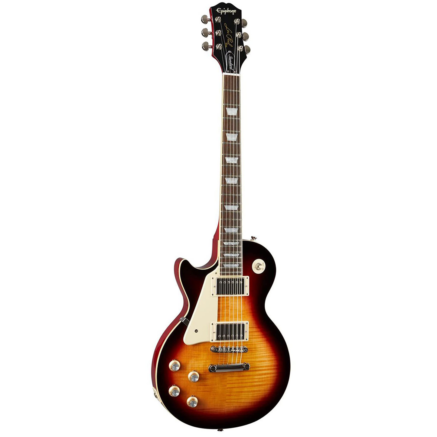 Epiphone Left Handed Les Paul Standard ‘60s Electric Guitar in Bourbon Burst