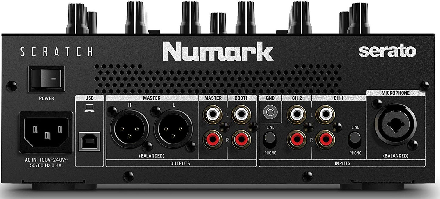 Numark Scratch 2-channel Scratch Mixer for Serato DJ Pro