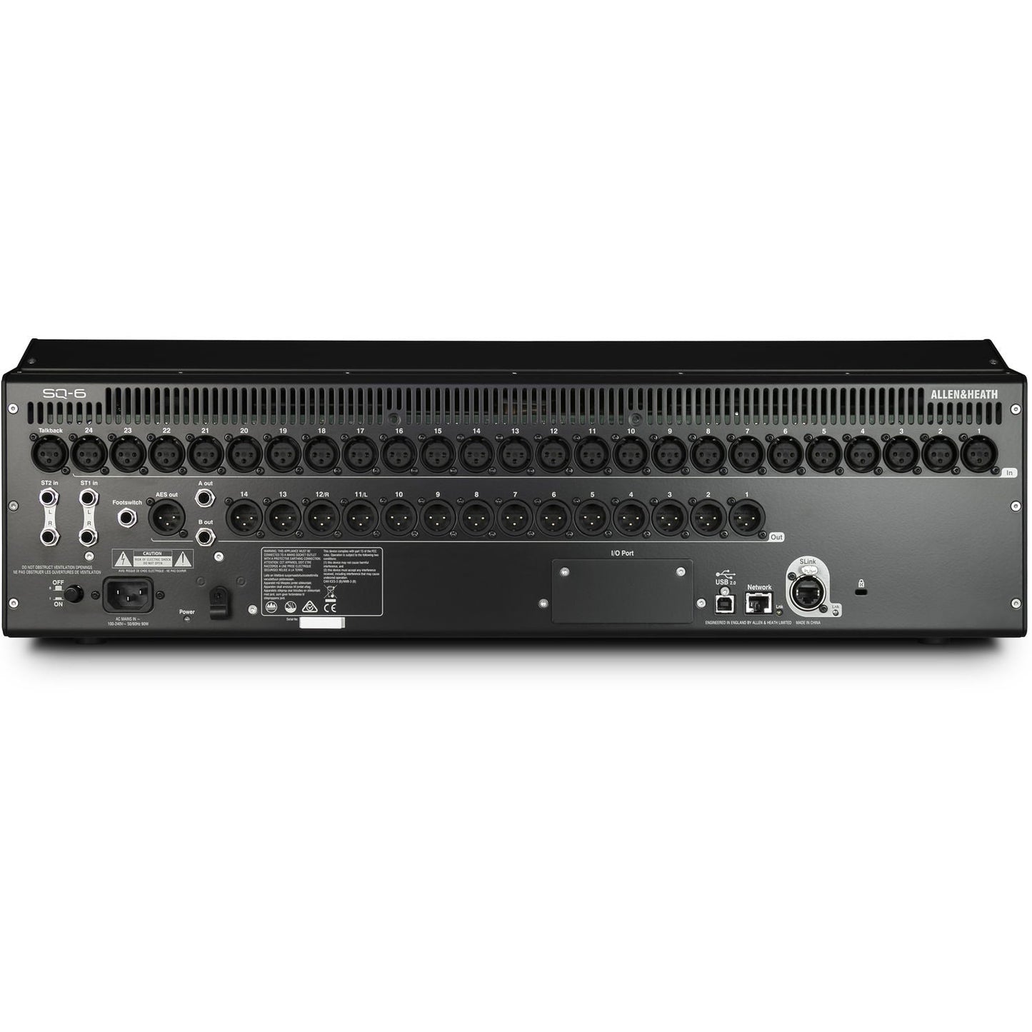 Allen & Heath SQ-6 48-Channel / 36-Bus Digital Mixer with 24+1 Motorized Faders