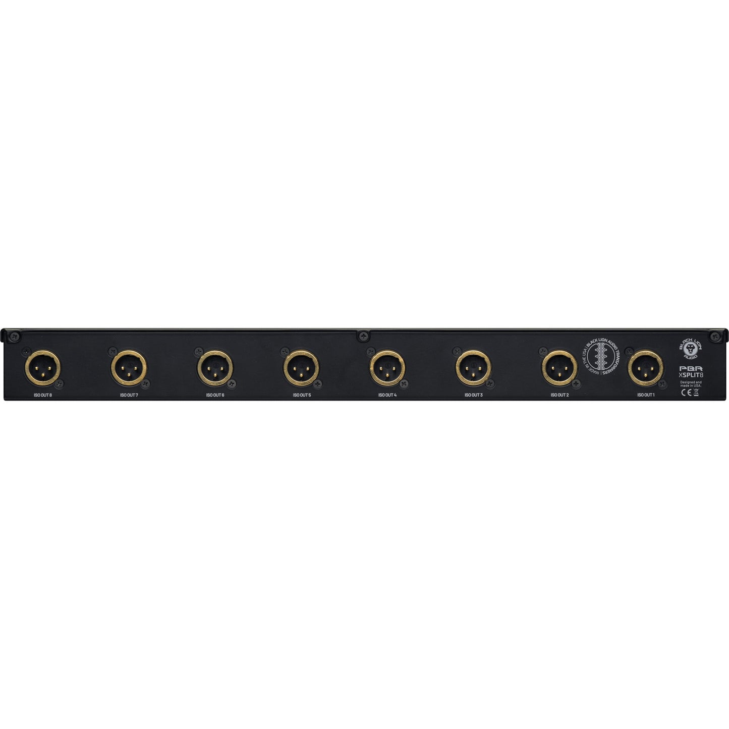 Black Lion Audio XSPLIT8 - 8 Channel Transformer Based Mic Splitter
