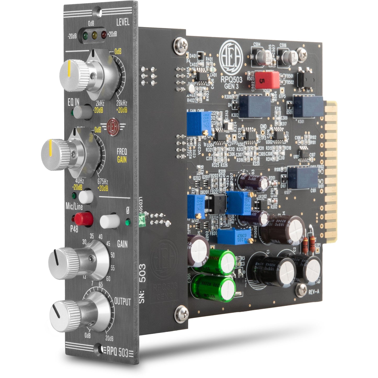 AEA RPQ503 500 Series Ribbon Mic Pre and EQ