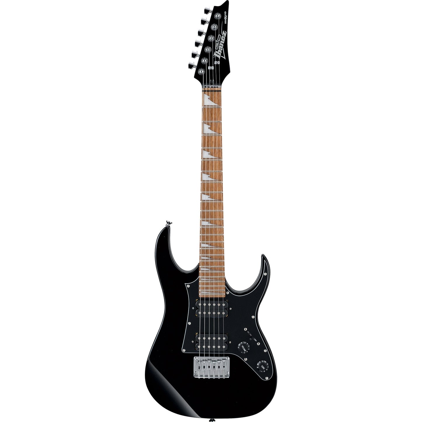Ibanez GRGM21BKN Mikro 3/4 Size Electric Guitar, Black Night