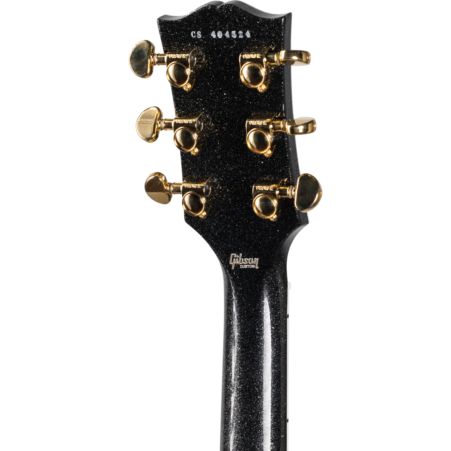 Gibson Les Paul Custom Electric Guitar - Black Sparkle Gloss