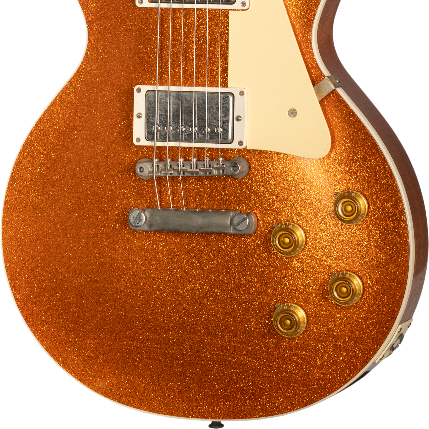 Gibson Murphy Lab 57 Les Paul Standard Electric Guitar - Ultra Light Aged Orange Sparkle
