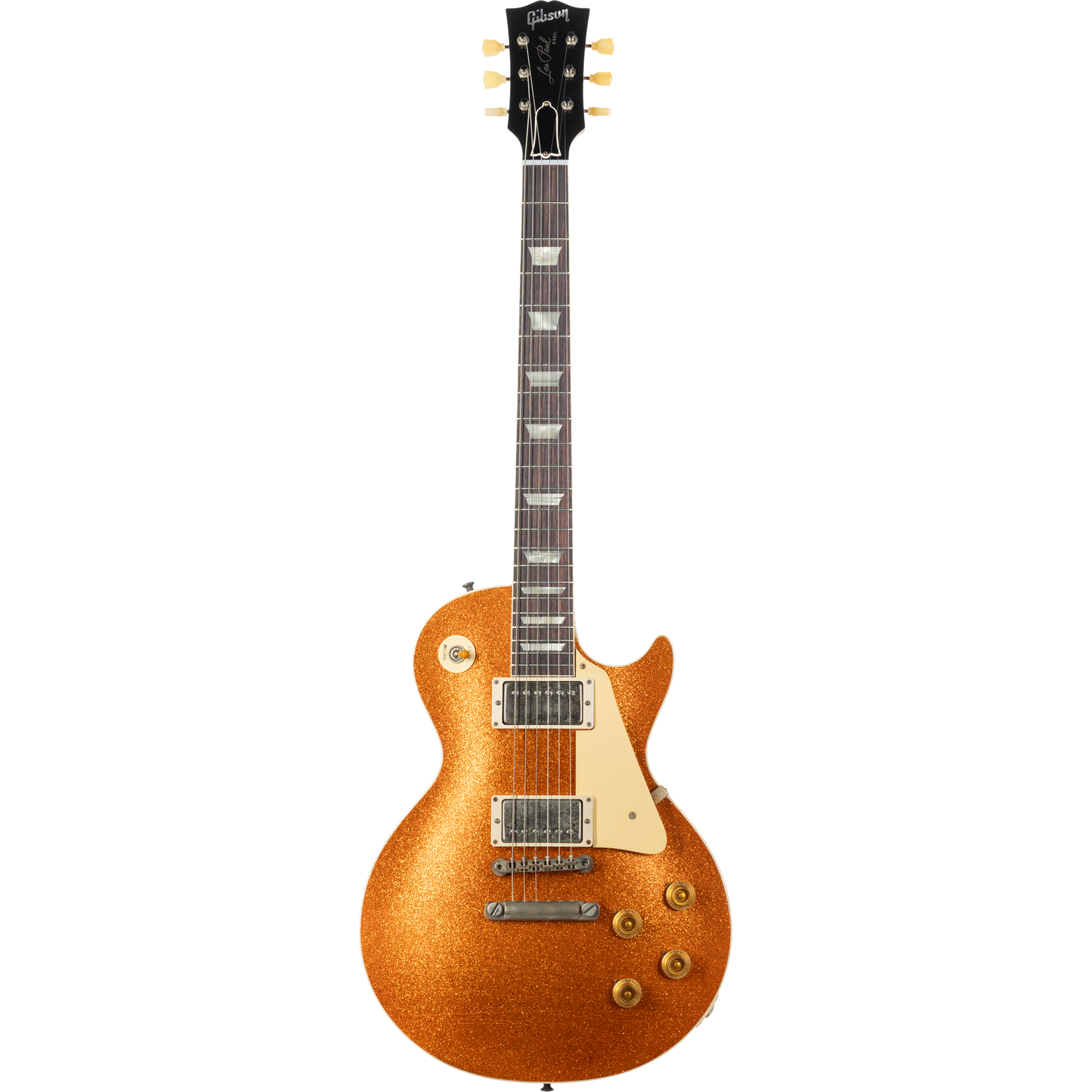 Gibson Murphy Lab 57 Les Paul Standard Electric Guitar - Ultra Light Aged Orange Sparkle