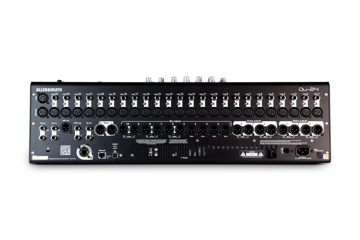 Allen & Heath QU-24c Chrome 30in/24out Digital Mixer