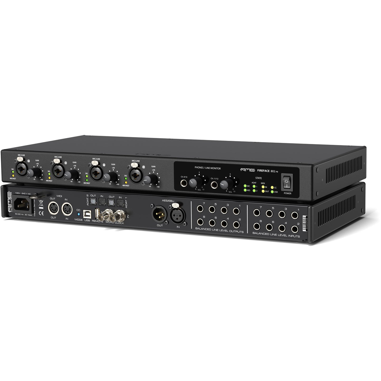 RME Fireface 802 FS AE 60-Channel 192 kHz USB Audio Interface