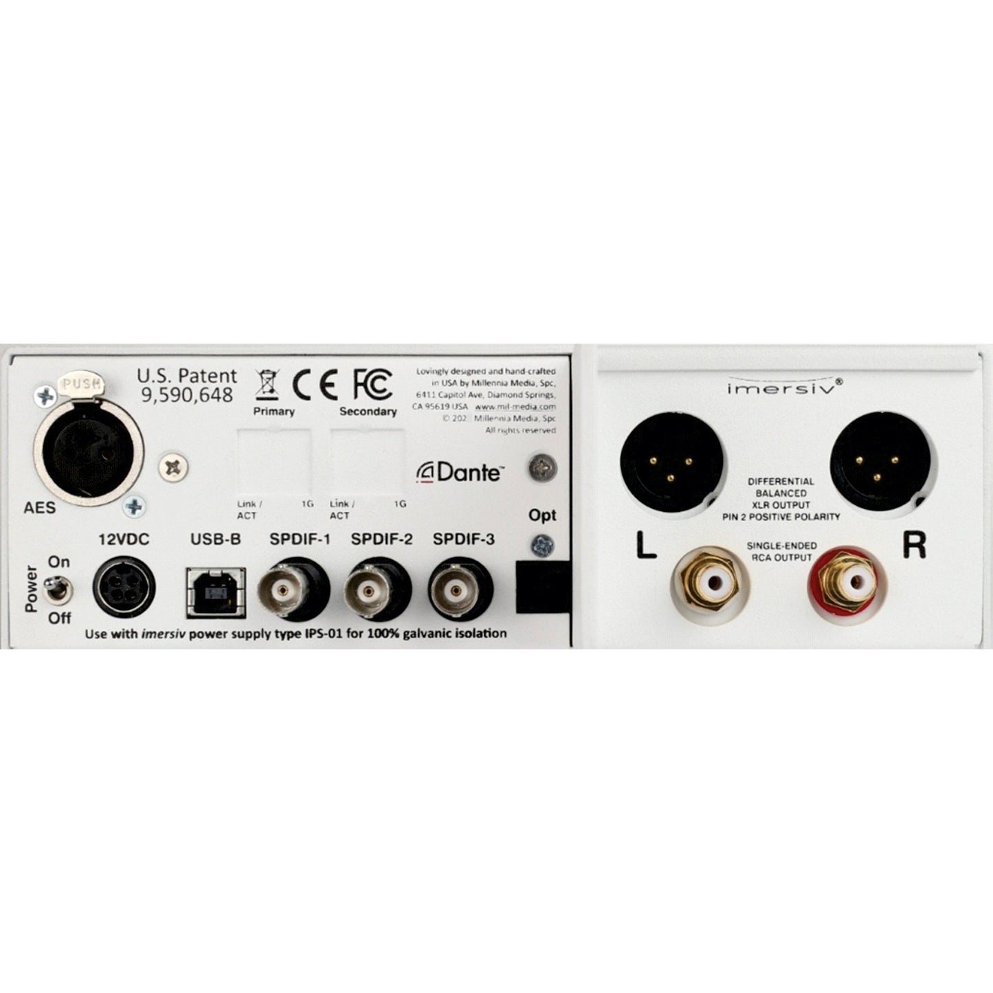 Imersiv D-1 28-Bit DAC - Silver