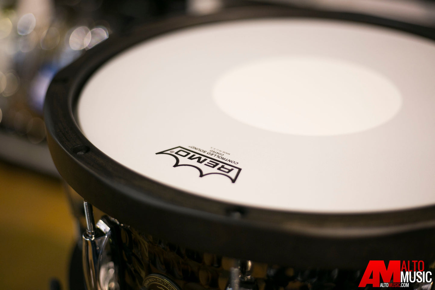 Gretsch S16514WHBSH 6.5x14" Hammered Black Steel Snare Drum