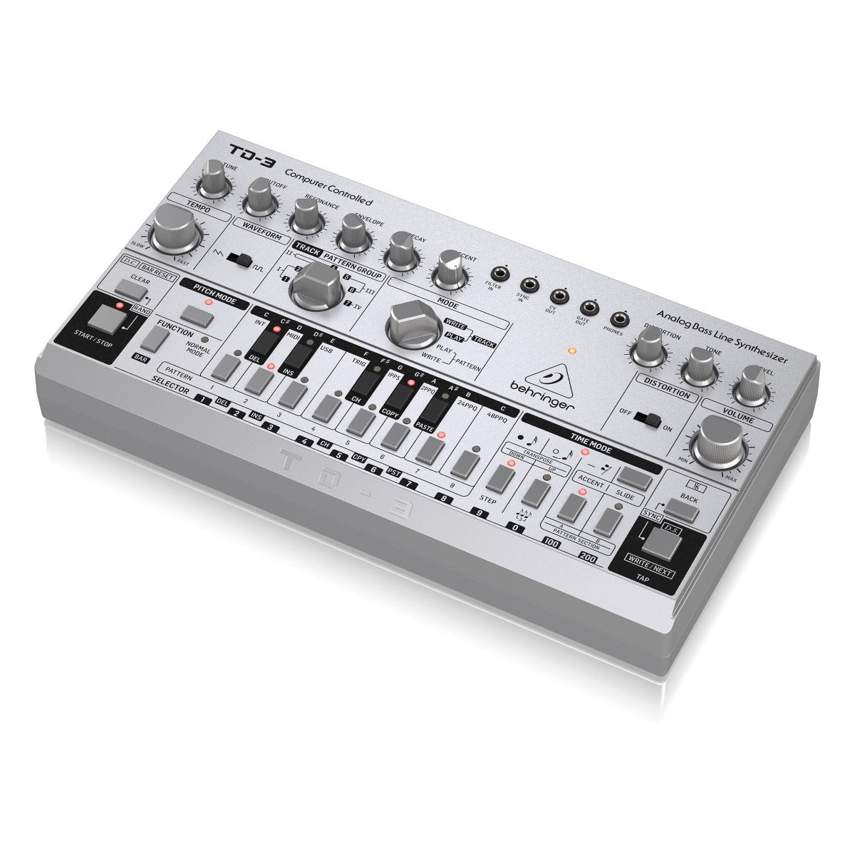 Behringer TD-3-SR Analog Bass Line Synth Silver