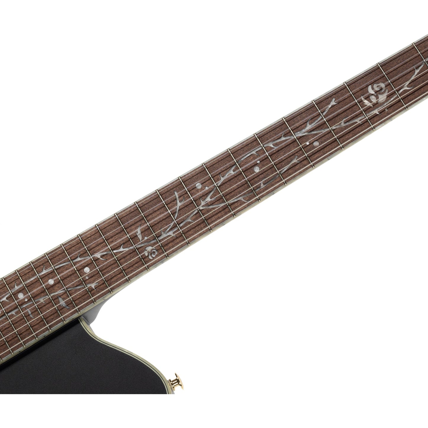 Ibanez TOD10N Left Handed Acoustic Electric Guitar - Transparent Black Flat