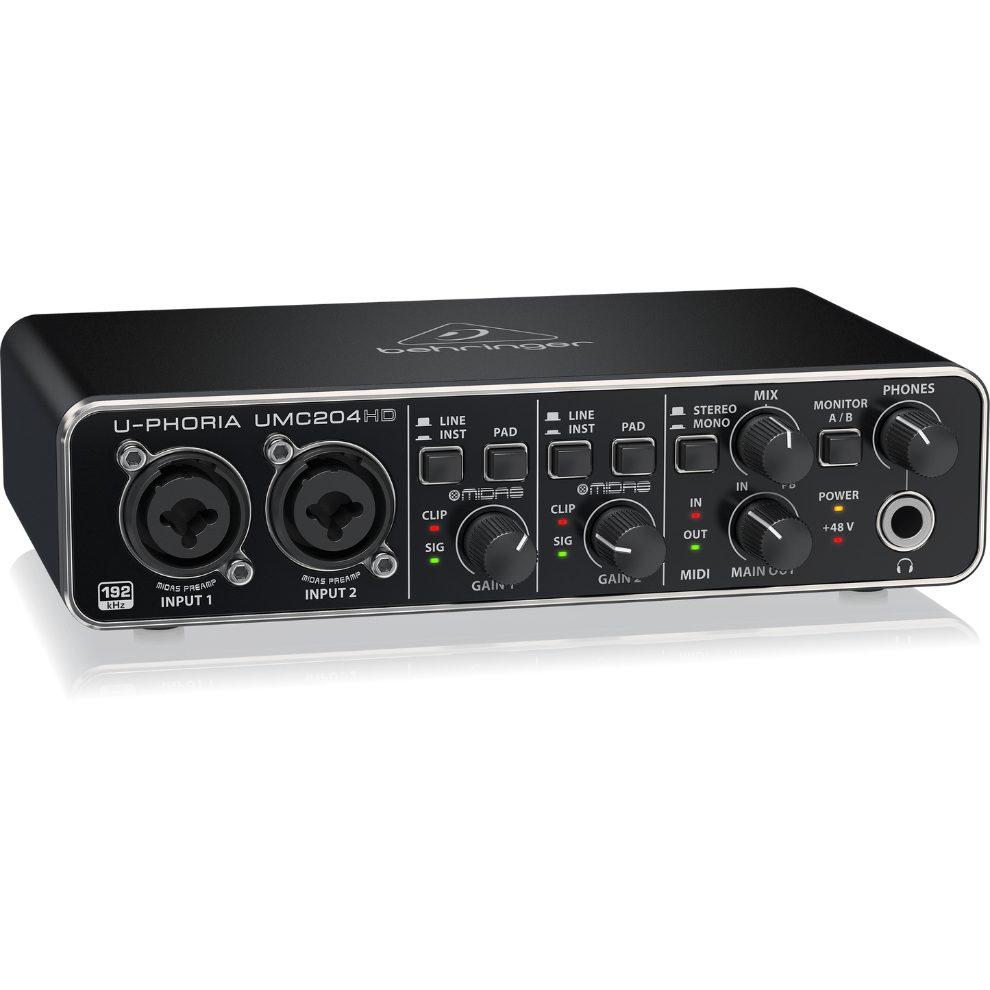 Behringer U-PHORIA UMC204HD USB 2.0 Audio Interface
