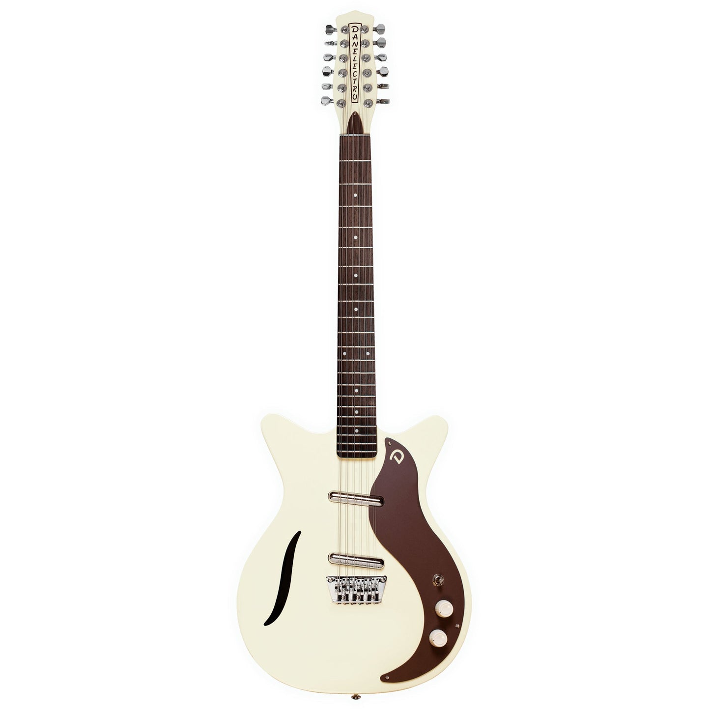 Danelectro 59 12 String Electric Guitar - Vintage White
