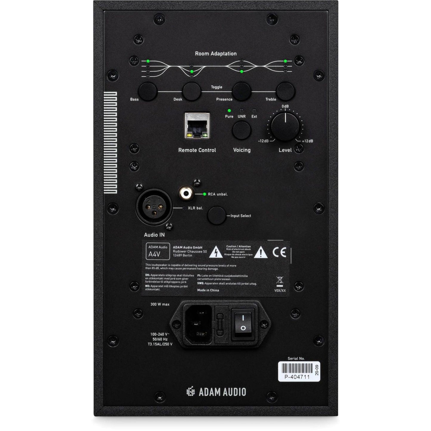 Adam Audio A4V 4” Powered Studio Monitor Each