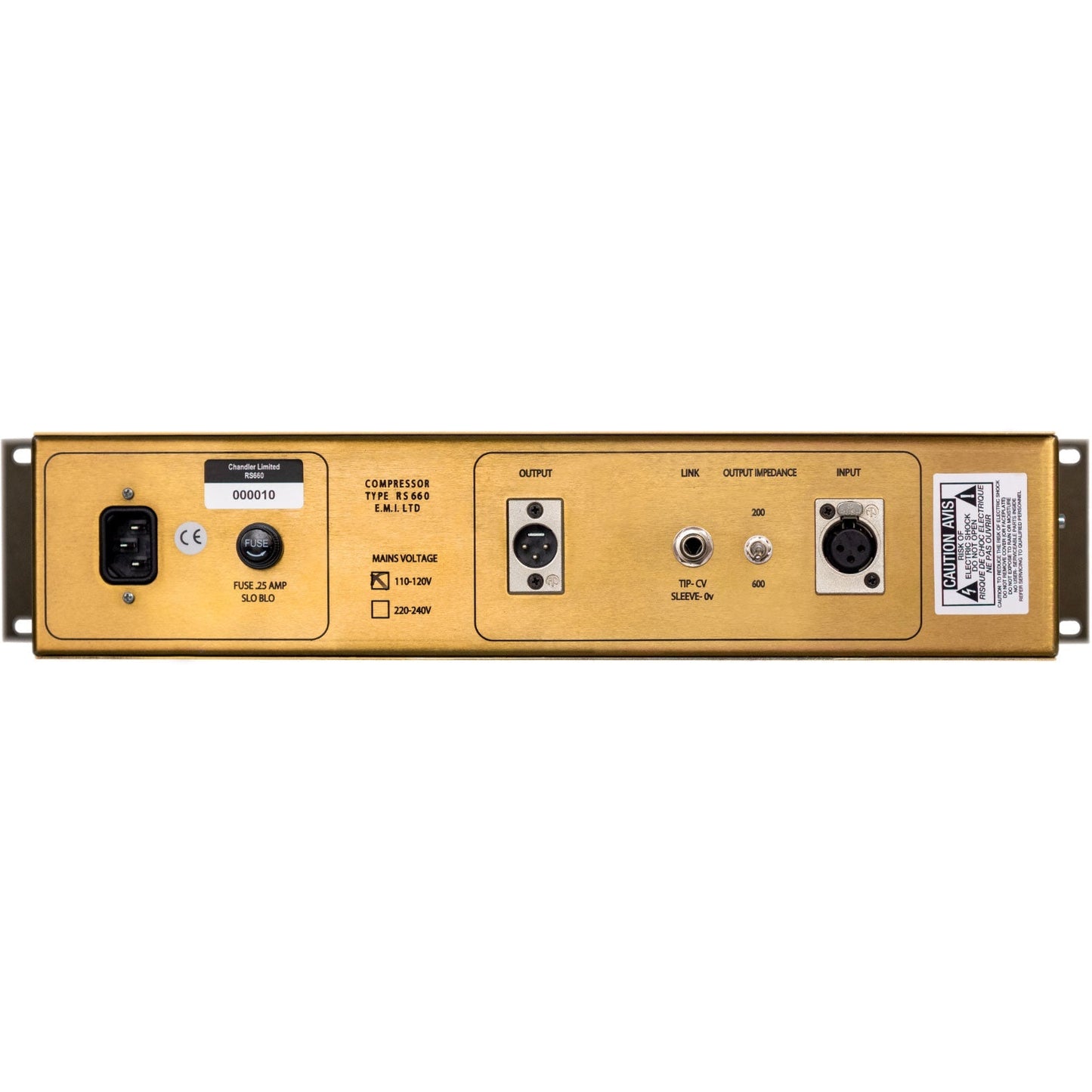 Chandler Limited RS660 Mono Tube Compressor with Internal PSU