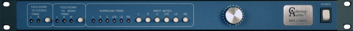 Coleman Audio SR5.1 MKIII Surround Level Control