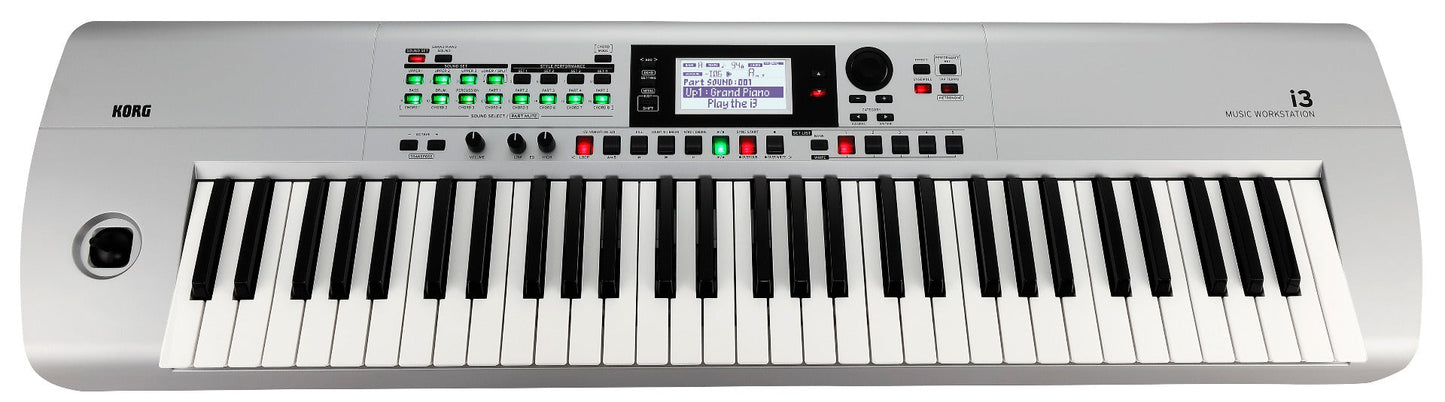 Korg i3SV 61-Key Music Workstation - Silver