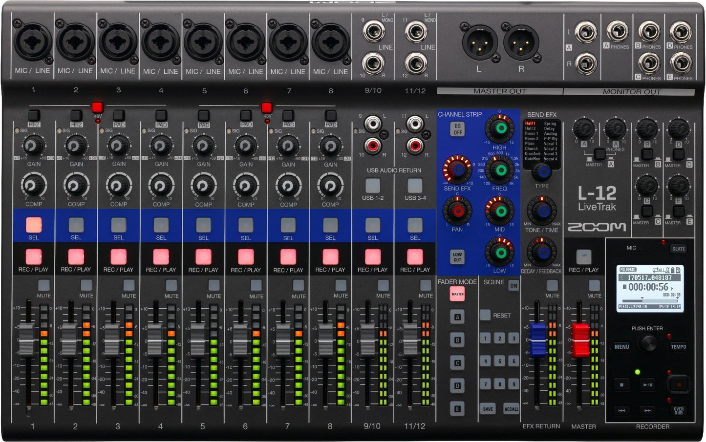 Zoom LiveTrak L-12 Digital Mixer