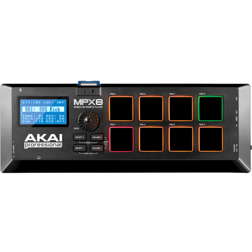 Akai Professional MPX8 SD Sample Pad Controller
