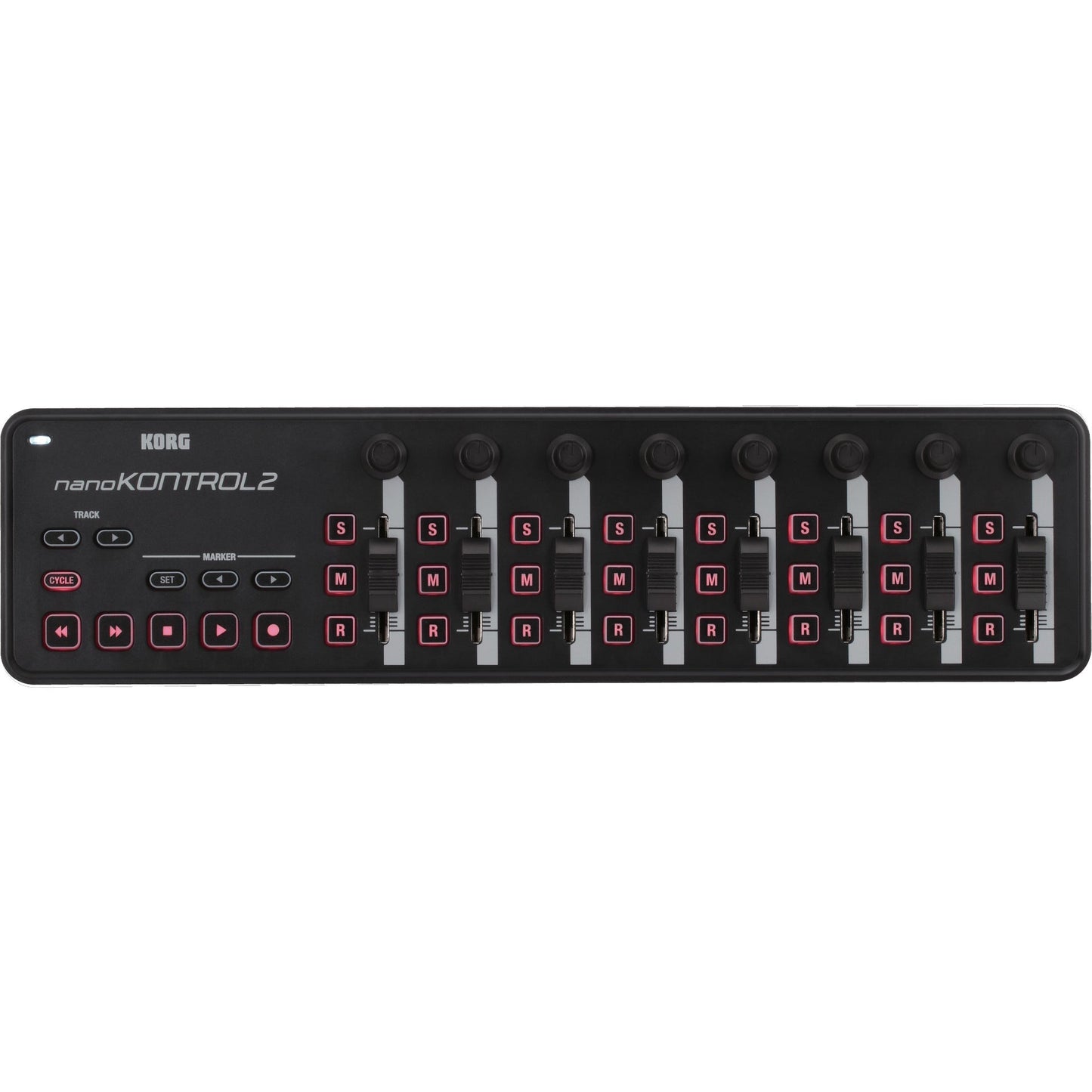 Korg nanoKontrol2 USB MIDI Control Surface, Black