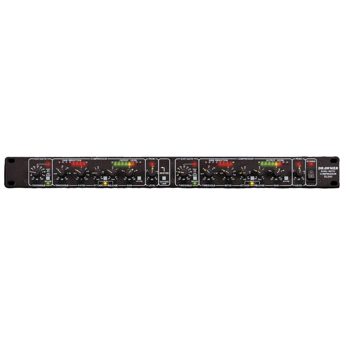 Drawmer DL241 XLR 2-Channel Auto/ Manual Compressor Limiter (XLR Version)