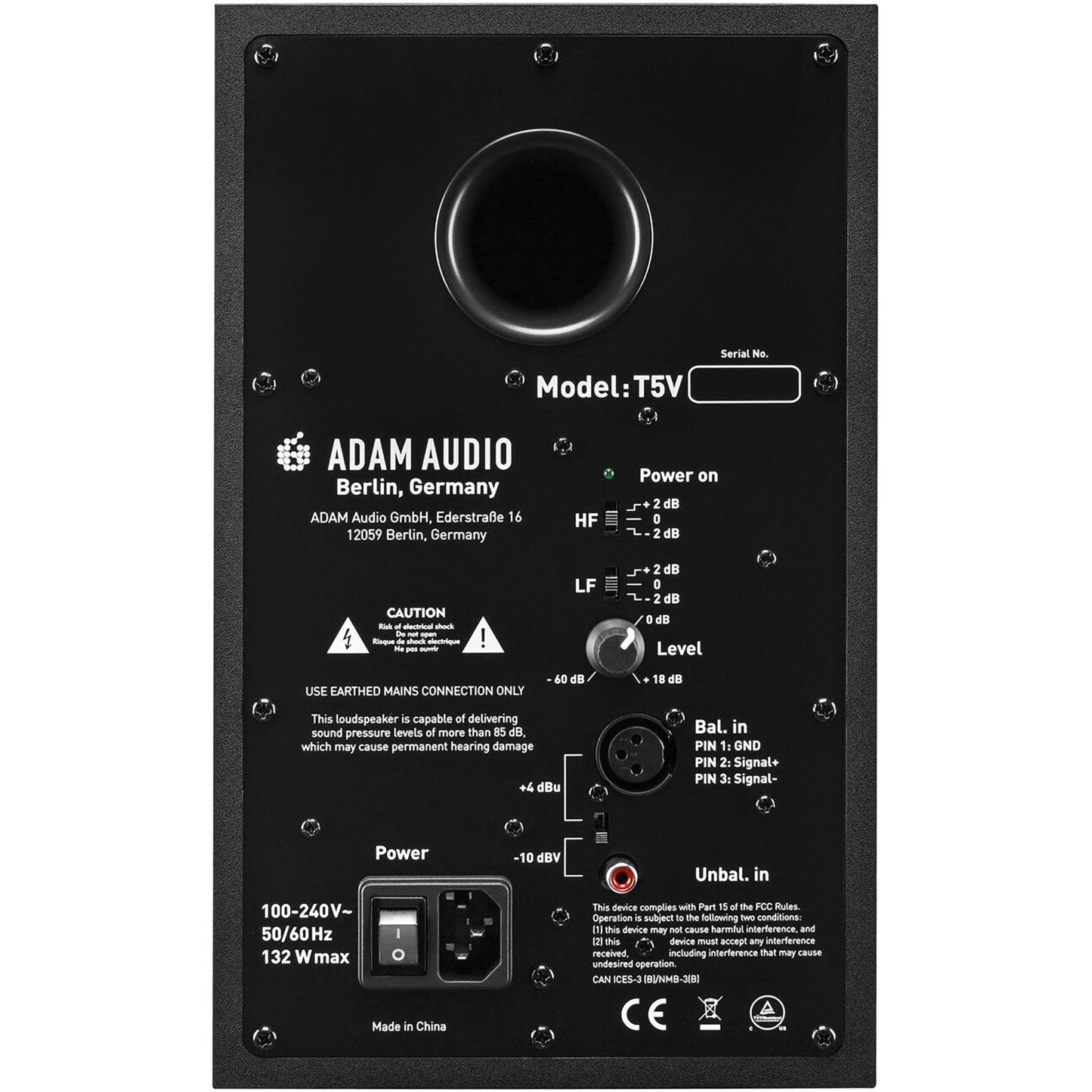 Adam Audio T5V T-Series Active Nearfield Monitor (Single)