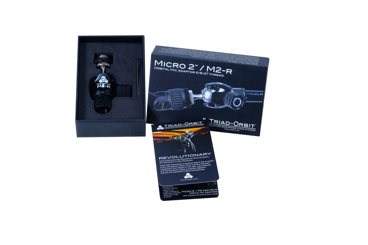 Triad Orbit M2-R Retrofit Short Stem Microphone Adaptor