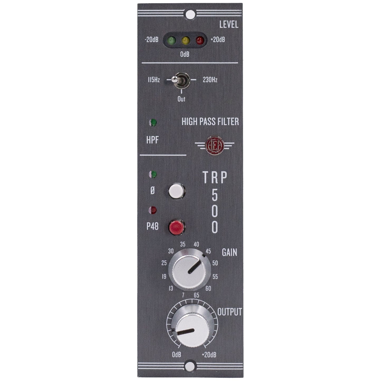 AEA TRP500 High Gain, High Impedance Low Noise 500 Series Preamp
