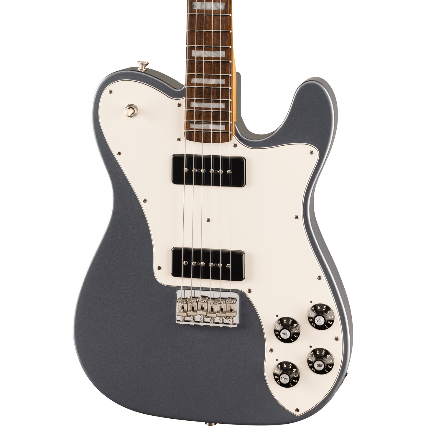 Fender Limited Edition Chris Shiflett Cleaver Telecaster Deluxe - Charcoal Frost Metallic