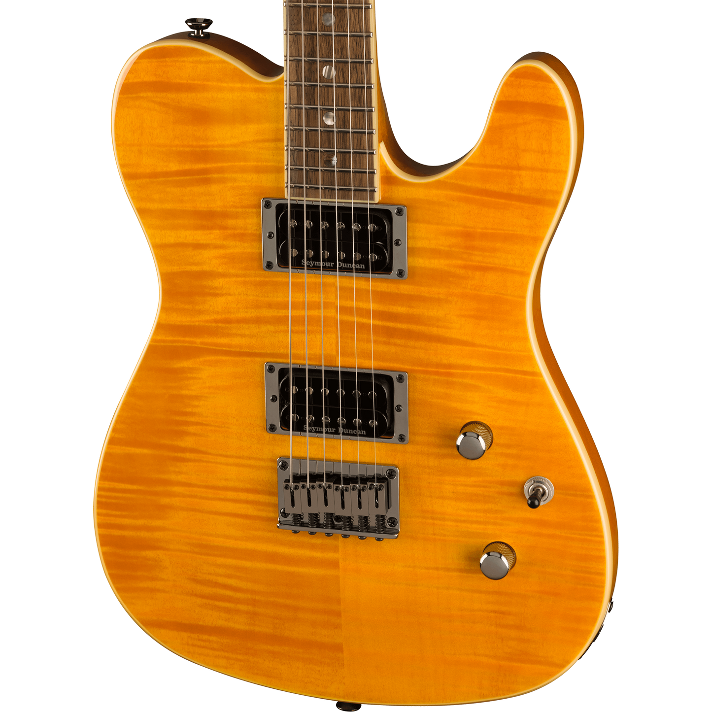 Fender Special Edition Custom Telecaster® FMT HH Electric Guitar - Amber