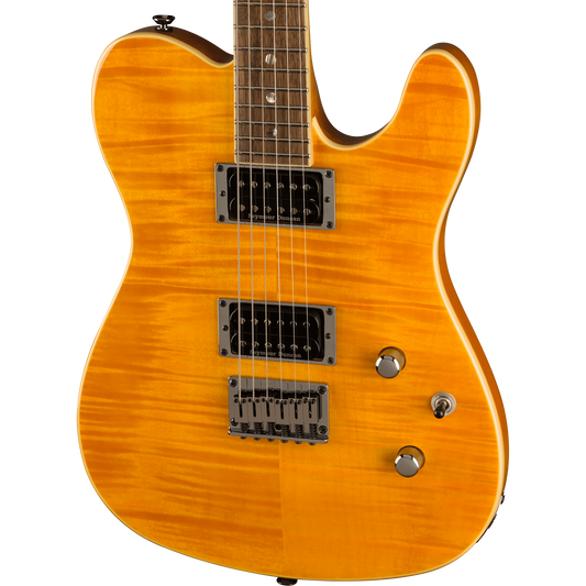 Fender Special Edition Custom Telecaster® FMT HH Electric Guitar - Amber