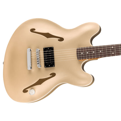 Fender Tom DeLonge Starcaster Semi-Hollow Electric Guitar - Satin Shoreline Gold