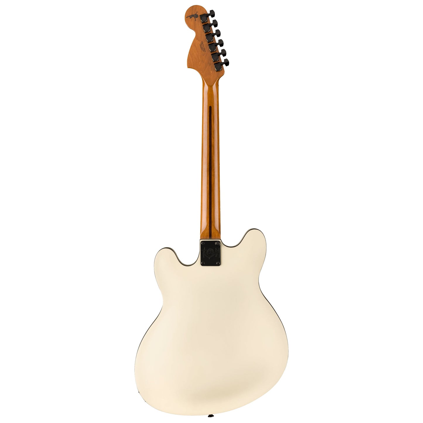 Fender Tom DeLonge Starcaster Semi-Hollow Electric Guitar - Satin Olympic White