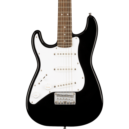 Squier Mini Strat 6 String Solid-Body Electric Guitar, Left - Black