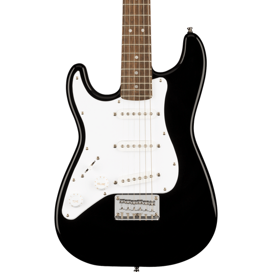 Squier Mini Strat 6 String Solid-Body Electric Guitar, Left - Black