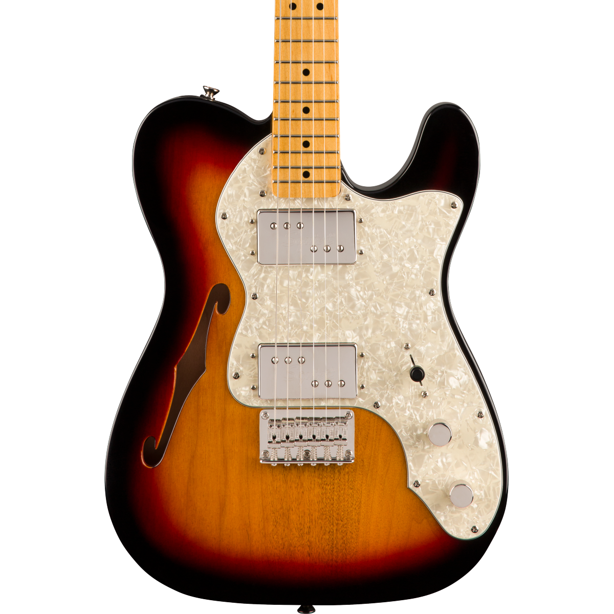 Squier by Fender Classic Vibe 70's Telecaster Thinline - Maple - 3-Tone Sunburst
