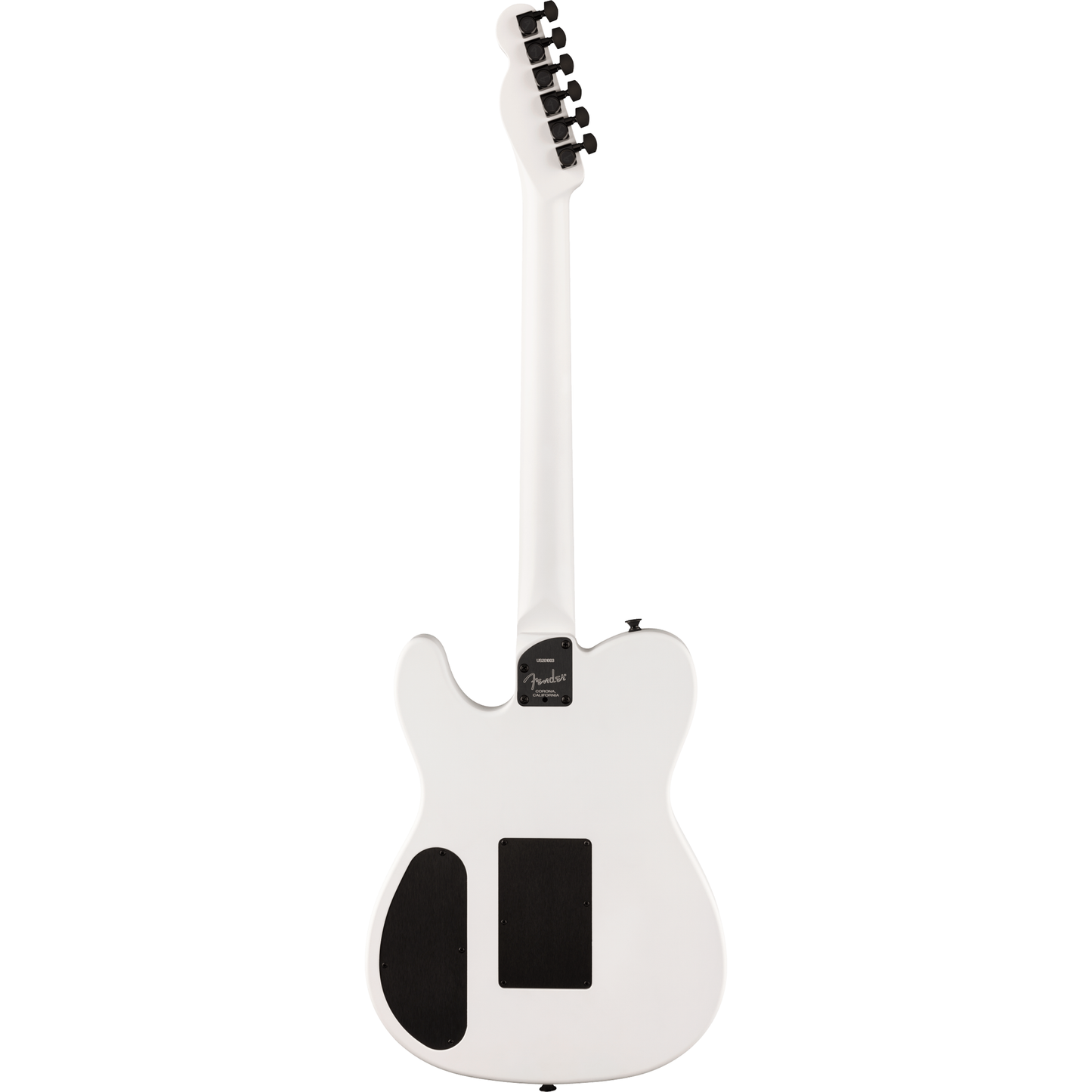 Fender Jack White Triplesonic Acoustasonic Telecaster - Satin Arctic White w/ Black Top