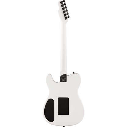 Fender Jack White Triplesonic Acoustasonic Telecaster - Satin Arctic White w/ Black Top