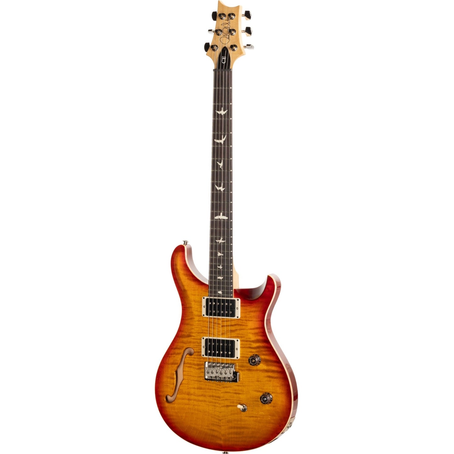 PRS CE 24 Semi-Hollow Electric Guitar - Dark Cherry Sunburst