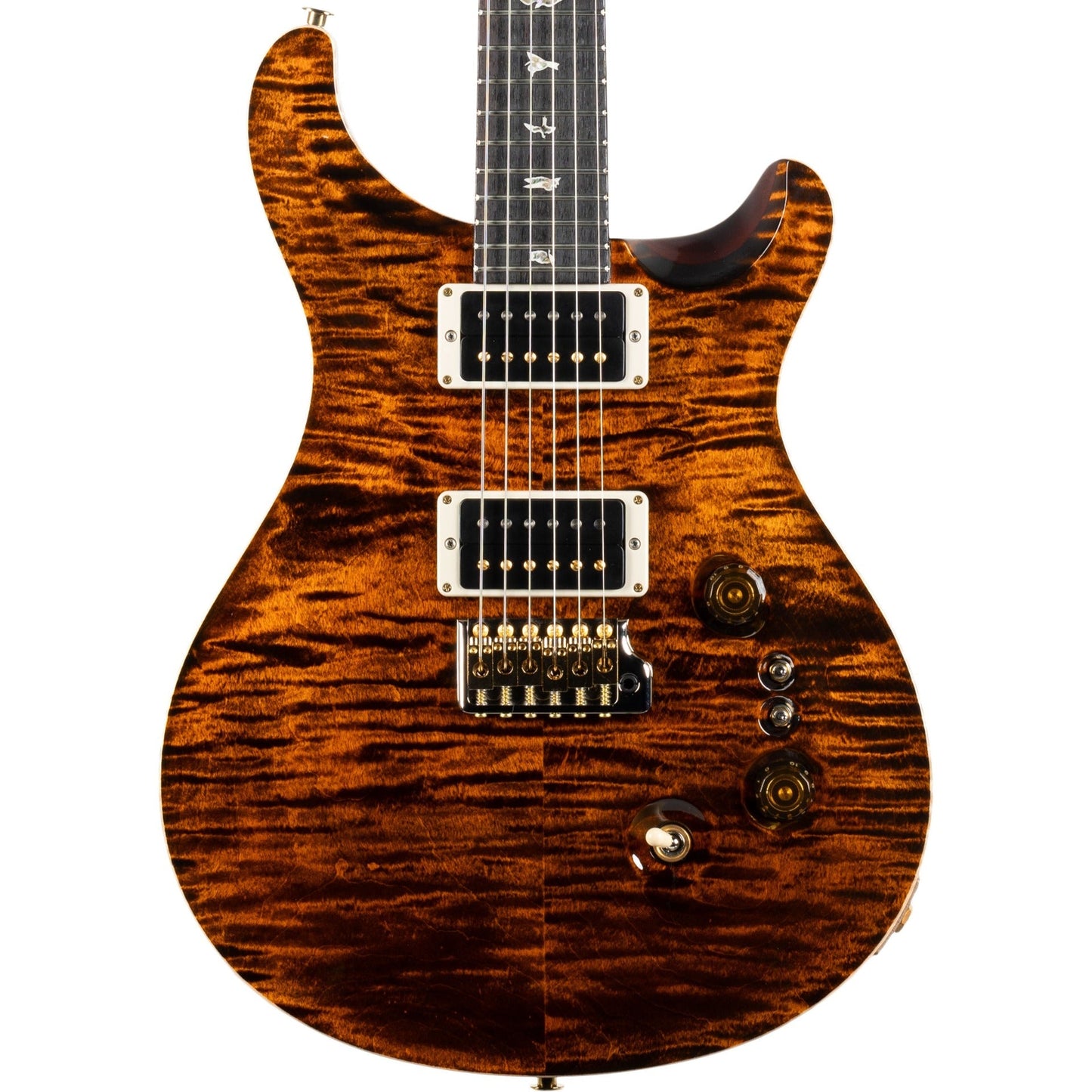 PRS Custom 24-08 10 Top Electric Guitar - Orange Tiger