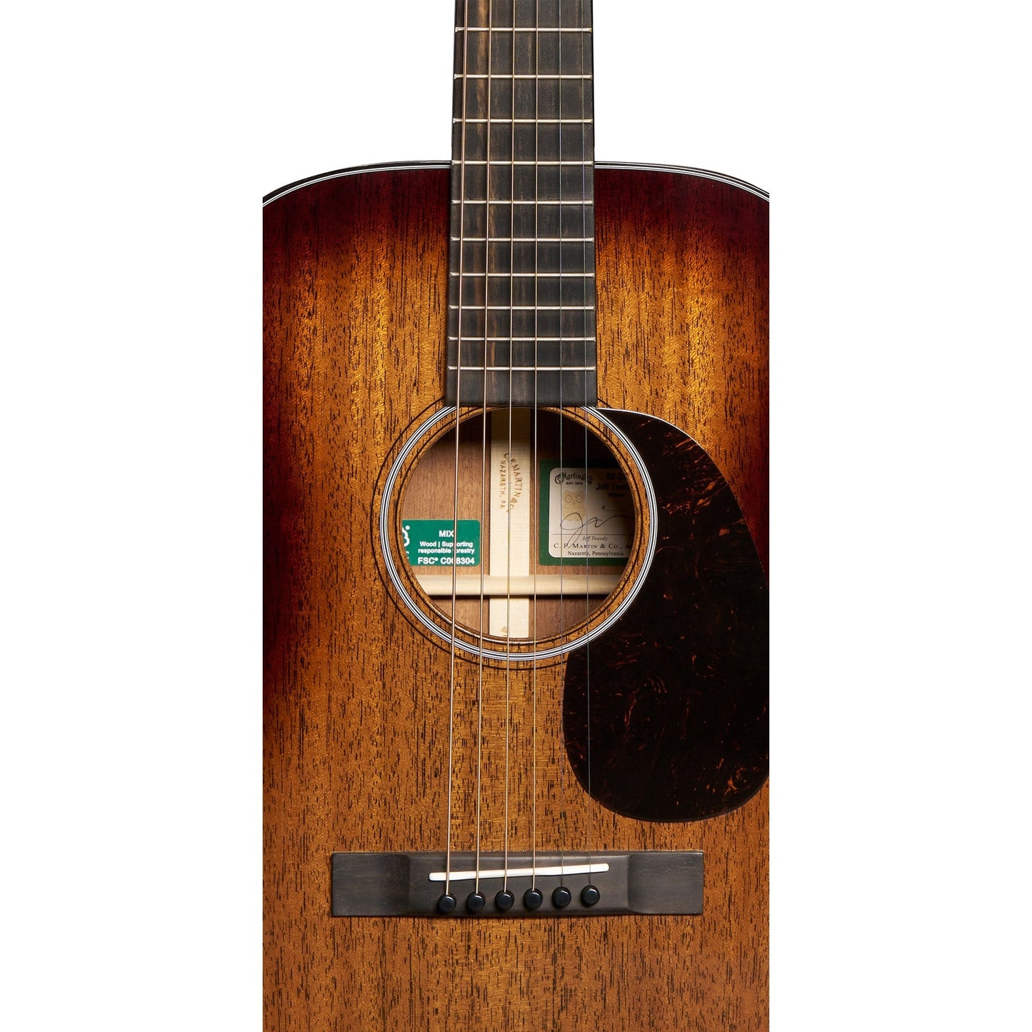 Martin 00DB Jeff Tweedy Acoustic Guitar - Oak Toner