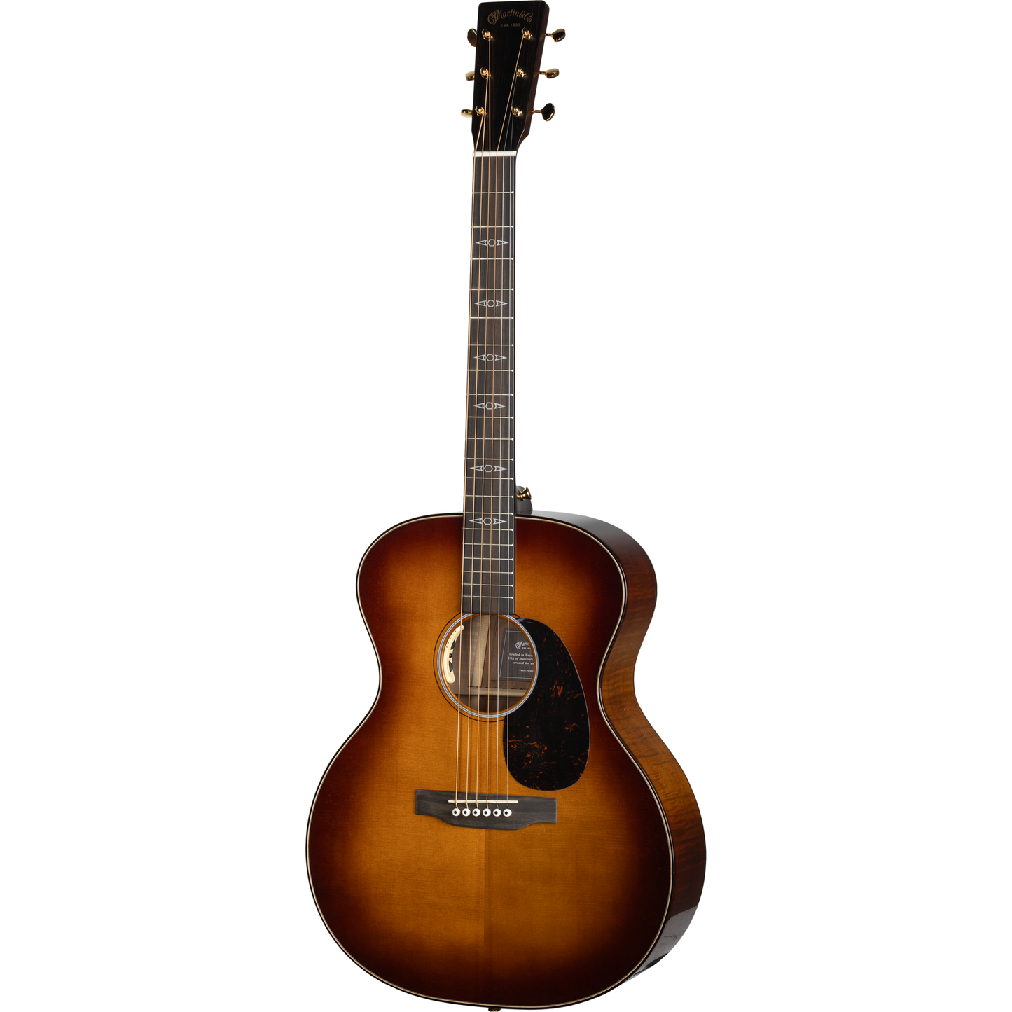 Martin GPE Inception Maple Acoustic Electric Guitar - Amber Fade Sunburst